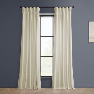 - Plush room darkening Velvet curtain panel 50”W x 96”L. Boudoir photo backdrop